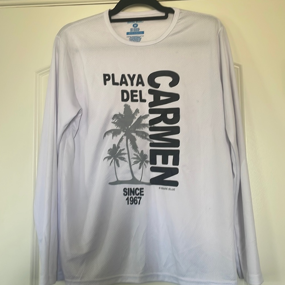 Swim shirt M size white color